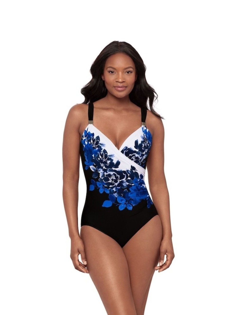 Miraclesuit Miraclesuit Black Underwired Printed Foam Cupped Tummy